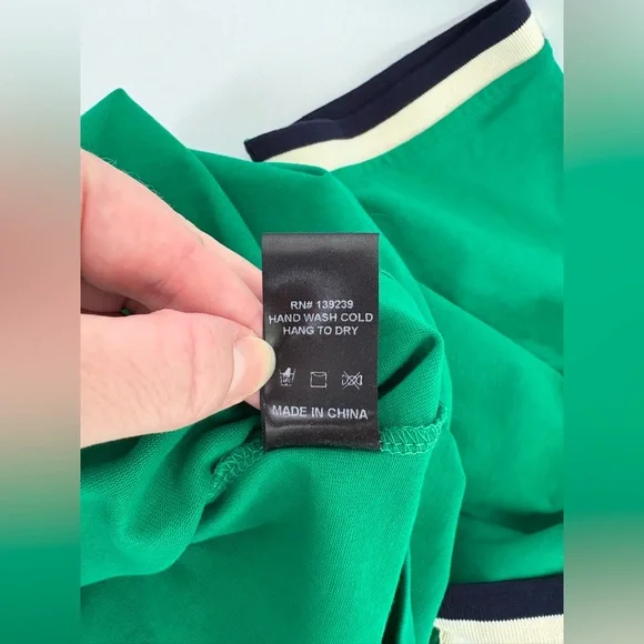 NWT Tuckernuck Green Hutton Polo Tennis Resort Dress - Picture 10 of 10